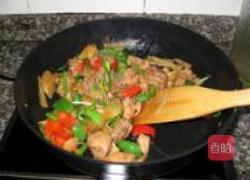 嫩姜爆兔肉的做法图解8