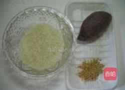 紫薯糙米粥的做法图解1