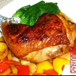 缤纷烤鸡腿的做法[图]