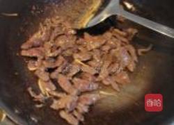 三蔬炒牛肉的做法图解4