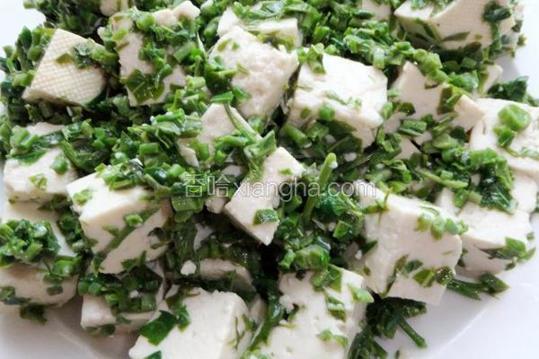香椿芽拌豆腐