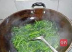 空心菜炝炒的做法图解4