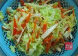 包菜小炒的做法图解1