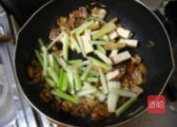 香芹炒香干的做法图解5