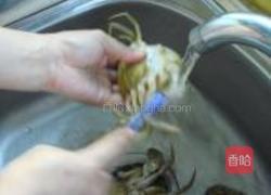 清蒸螃蟹的做法图解3