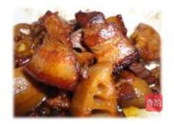 莲藕红烧肉的做法图解10