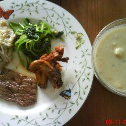 鸡茸蘑菇汤的做法[图]