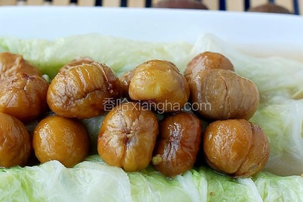 栗子扒白菜