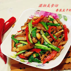 香韭豆干炒肉的做法[图]