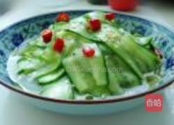 炝黄瓜片的做法图解5