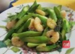 芦笋炒虾仁的做法图解6