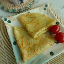胡萝卜笋瓜煎饼的做法[图]