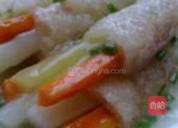 竹荪三色棒的做法图解4