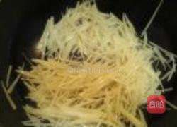 肉丝青椒炒土豆丝的做法图解4