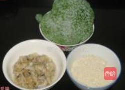 西兰花蛤蜊粥的做法图解1