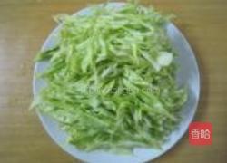 双椒包菜的做法图解2