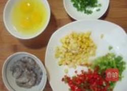 虾仁蛋炒饭的做法图解2