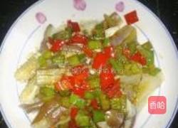 青红椒拌茄子的做法图解10