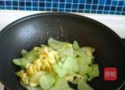 佛手瓜炒鸡蛋的做法图解7