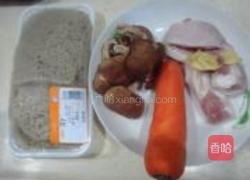 烤麸红烧肉的做法图解1