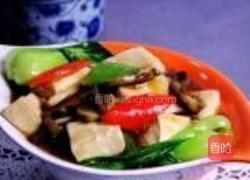 素烧杂菇嫩豆腐的做法图解9