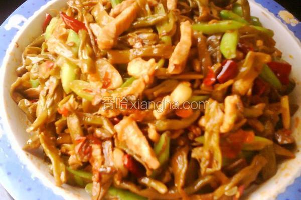 红油豇豆小炒肉
