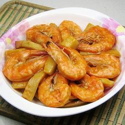 杏鲍菇蚝油炒对虾的做法[图]