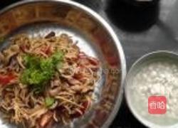肉丝炒豆腐丝的做法图解7