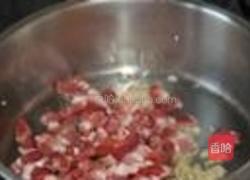 长扁豆炒培根的做法图解3