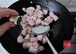 干豇豆烧肉的做法图解3