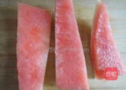 凉拌西瓜皮的做法图解2