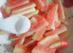 凉拌西瓜皮的做法图解4