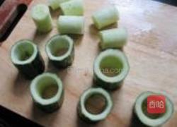 玉子酿黄瓜的做法图解3