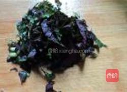 紫苏炒菜花的做法图解2
