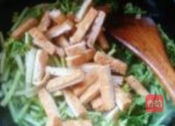 香菜炒豆腐的做法图解12