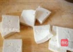 香菜炒豆腐的做法图解2