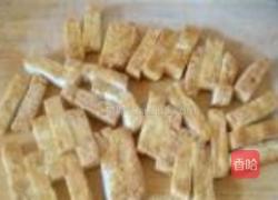 香菜炒豆腐的做法图解5