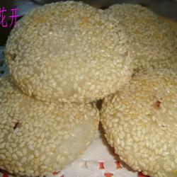 红豆芝麻饼的做法[图]