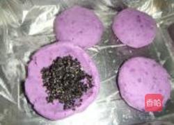 紫薯瓜仁饼的做法图解6