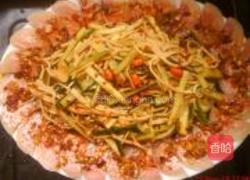 凉拌肘花豆皮菜的做法图解12