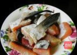 花生咸青鱼煲的做法图解2