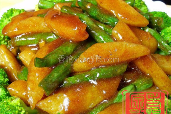 土豆焖豆角