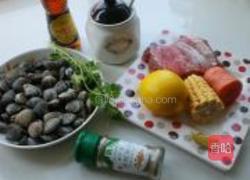 柠檬花蛤牛腩汤的做法图解1