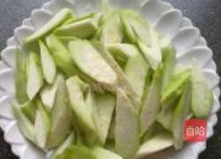 八角瓜炒蛋的做法图解3