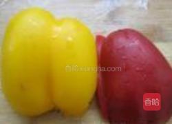 彩椒老虎菜的做法图解4