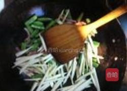 四季豆茭白咸肉的做法图解2