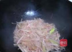 素炒萝卜条的做法图解5