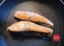 茴香头煎三文鱼的做法图解7