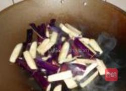 肉末炒茄子的做法图解3