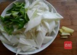 杏鲍菇溜白菜的做法图解1